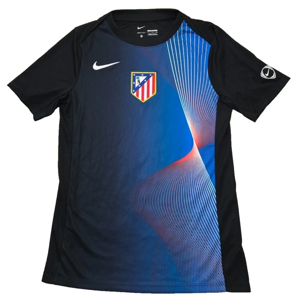 Atletico Madrid Atleti Nike Soccer Jersey Men's S Blue Multi NWT